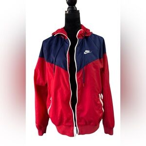 Nike Windrunner Red and Blue Jacket size Small​